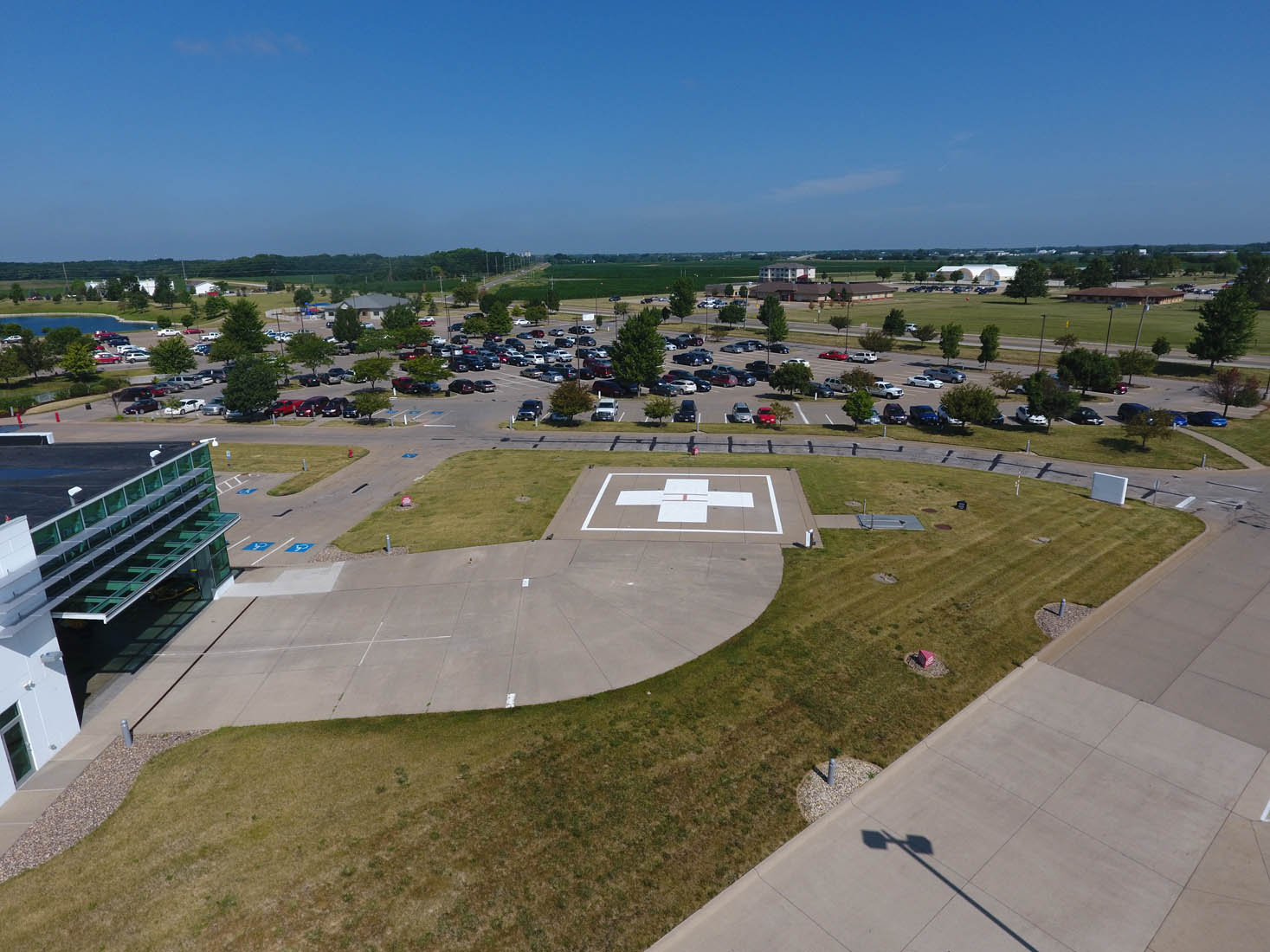 Heliport view