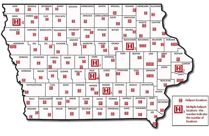 Heliport Map
